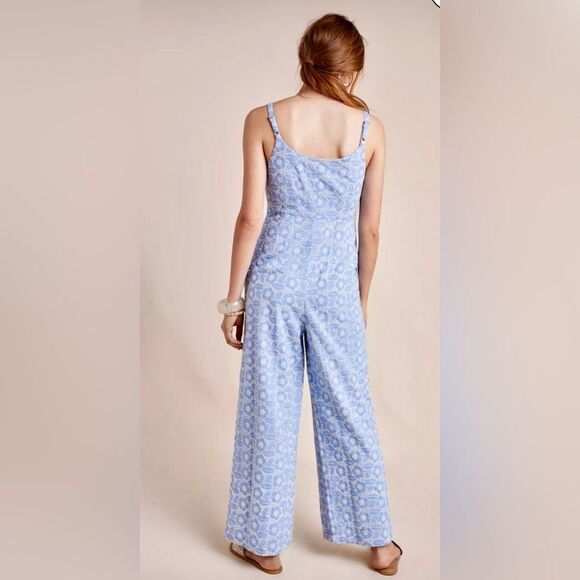 Anthropologie Laia Embroidered Jumpsuit - Picture 2 of 16
